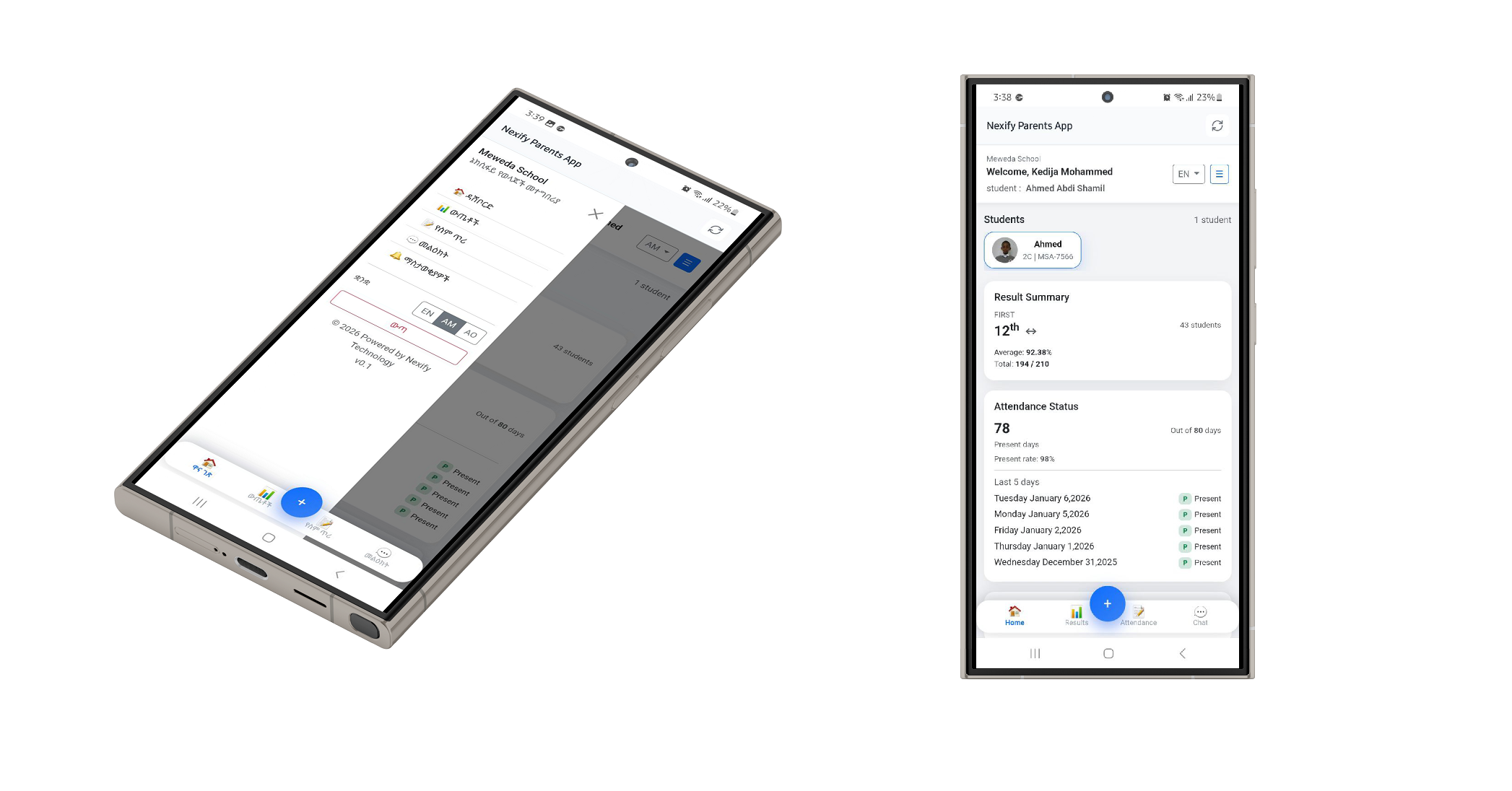 Parent and staff apps highlight